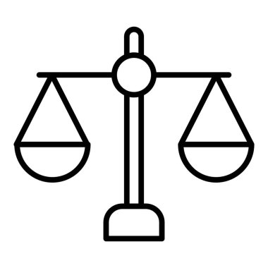 Vector Design Illustration Balance Icon Style