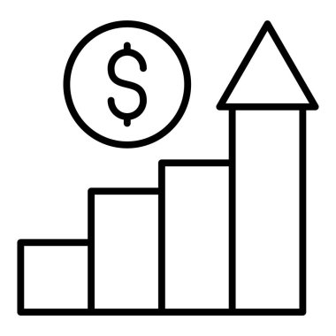 Vector Design Illustration Growing Business Icon Style