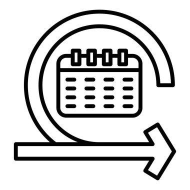 Vector Design Illustration Daily Scrum Icon Style