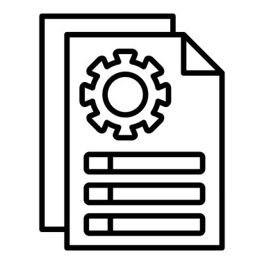 Vector Design Illustration Documentation Icon Style