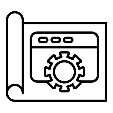 Vector Design Illustration Plan Icon Style