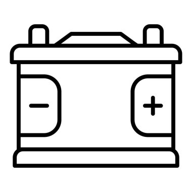 car battery icon, vector illustraction illustration.