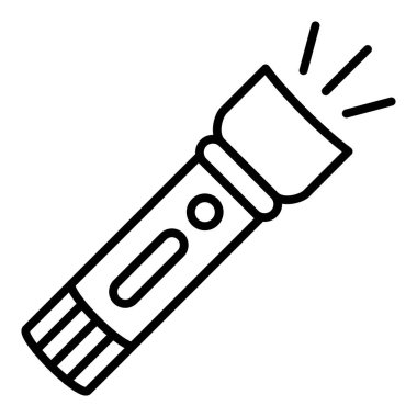 fener vektörü ince çizgi simgesi