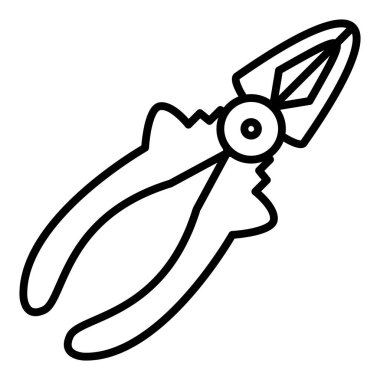 Kerpeten. Web simgesi basit illüstrasyon