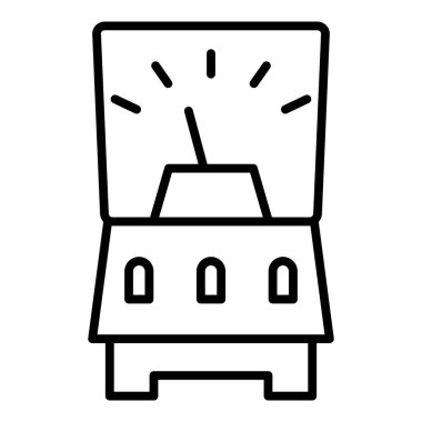 alarm clock icon. outline illustration of train vector icons for web