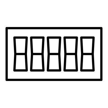 Modern b 'nin vektör illüstrasyonu eksik simgesi