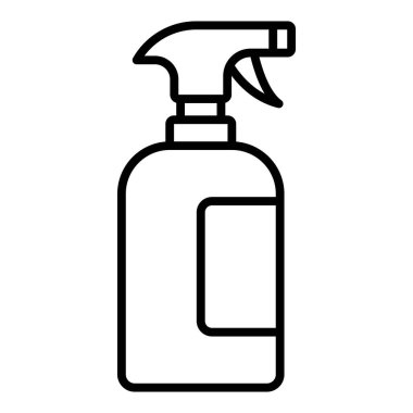 Bir sprey şişe simgesinin vektör çizimi