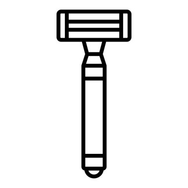 shaving razor icon. outline illustration of brush vector icons for web