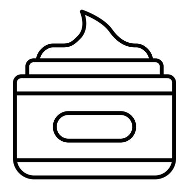 krem simge vektör çizim