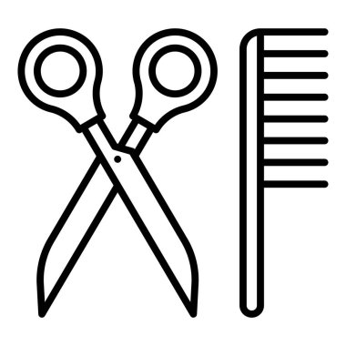 Tarak simge vektör çizim