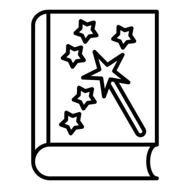 kitap simgesi vektör illüstrasyonu