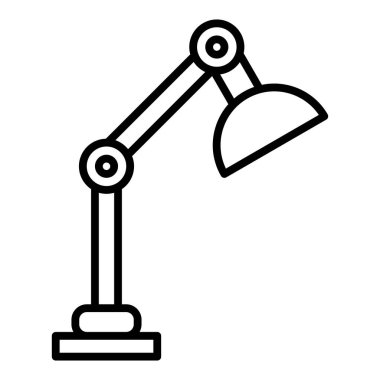 Lamba ikonu. Ağ için ampul vektör simgelerinin özet çizimi