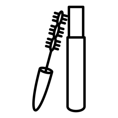 mascara brush icon vector illustration design