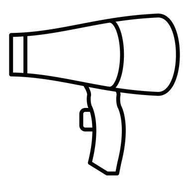 Megafon. Web simgesi basit illüstrasyon