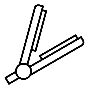 hair salon icon. outline illustration of shaving brush vector line icons for web