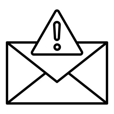 zarf simgesi vektör illüstrasyonu