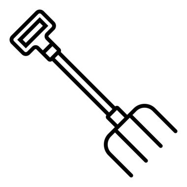 Tırmık. Web simgesi basit illüstrasyon