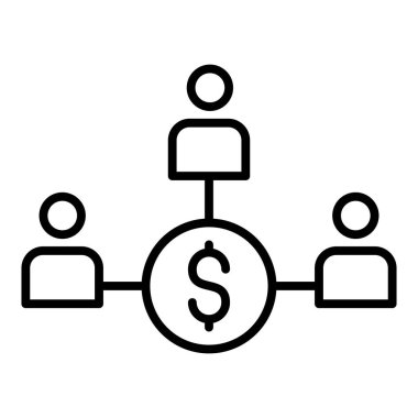 iş yönetimi simgesi vektör illüstrasyonu