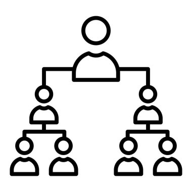 iş ekibi simgesi, vektör illüstrasyonu