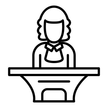 Öğrenci. Web simgesi basit tasarım