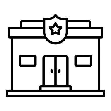 Hastane simgesinin vektör illüstrasyonu