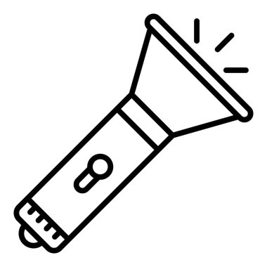 fener vektörü ince çizgi simgesi