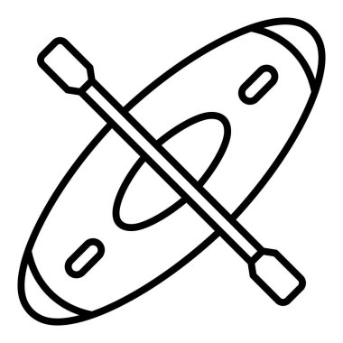 fishing net icon. outline illustration of ski vector icons for web