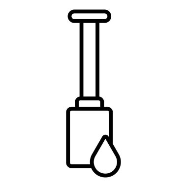 Aracın tek izole edilmiş simgesinin vektör çizimi