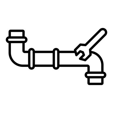 pipe icon vector isolated on white background, valve transparent sign