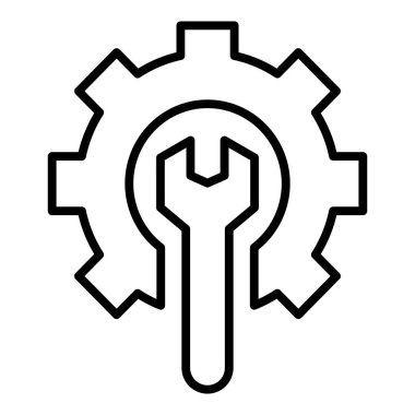 Ayarlar. Web simgesi basit tasarım