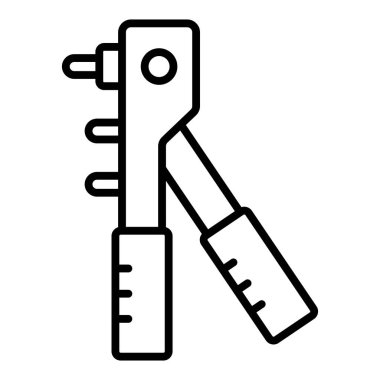 Tornavida. Web simgesi basit illüstrasyon