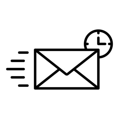 E- posta simgesi vektör illüstrasyonu