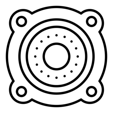 steering wheel icon. outline illustration of water heater vector icons for web