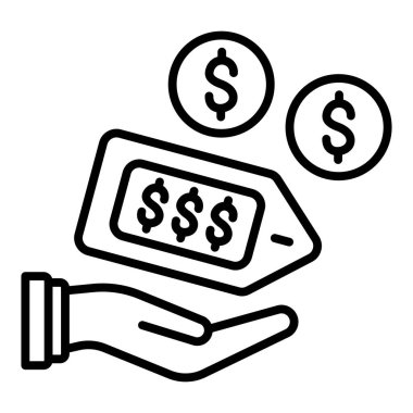 para simgesi vektör illüstrasyonu