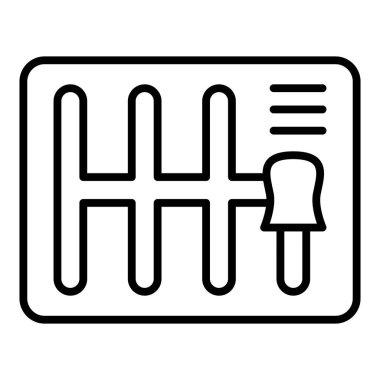 Modern b 'nin vektör illüstrasyonu eksik simgesi