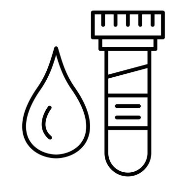 tube with blood drop icon vector illustration design