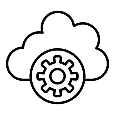 Bulut hesaplama. Web simgesi