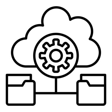 Bulut hesaplama. Web simgesi