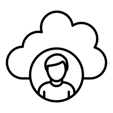 Bulut hesaplama. Web simgesi