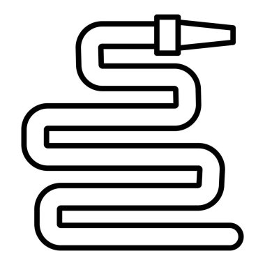 line icon of toilet, vector illustration