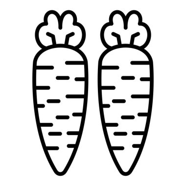 sebze ikonu vektör illüstrasyonu