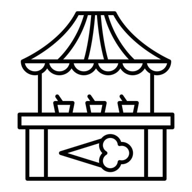 vector illustration of food and drink symbol. set of market and roof stock elements for web.