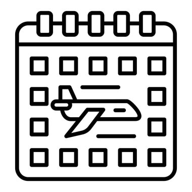 Takvim. Web simgesi basit illüstrasyon