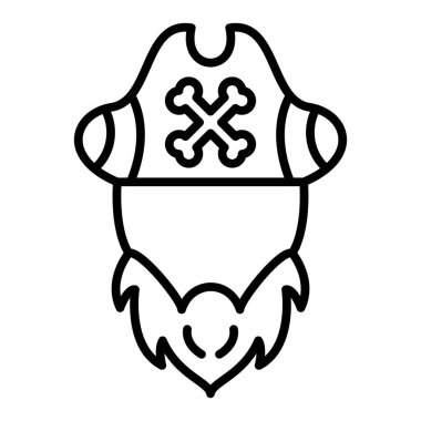 Kask simgesi vektör illüstrasyonu