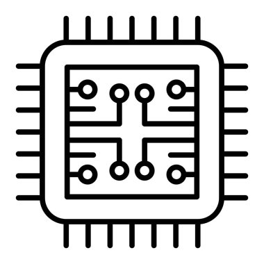 Devre kartı. vektör illüstrasyonu