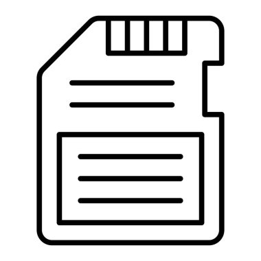 dosya biçimi simgesi, vektör illüstrasyonu