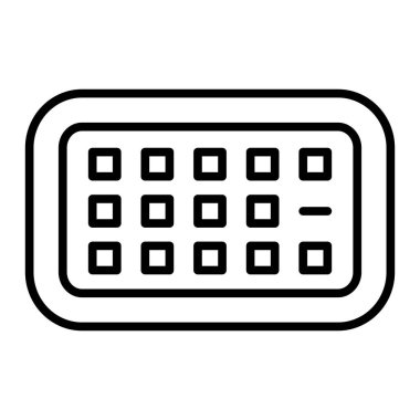 Takvim simgesi vektör illüstrasyonu