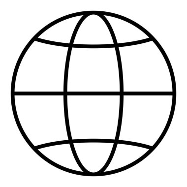 genel ağ simgesi çizimi