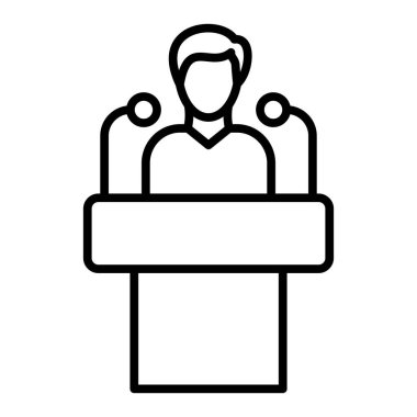 conference room icon vector illustration