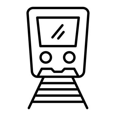 tren simgesi vektör illüstrasyonu